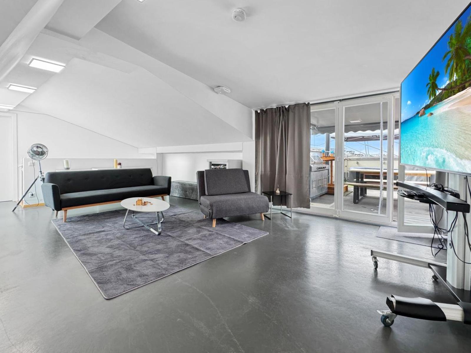 6 Zimmer Maisonette-Penthouse Pool Dachterrasse Luxus Munich Luaran gambar